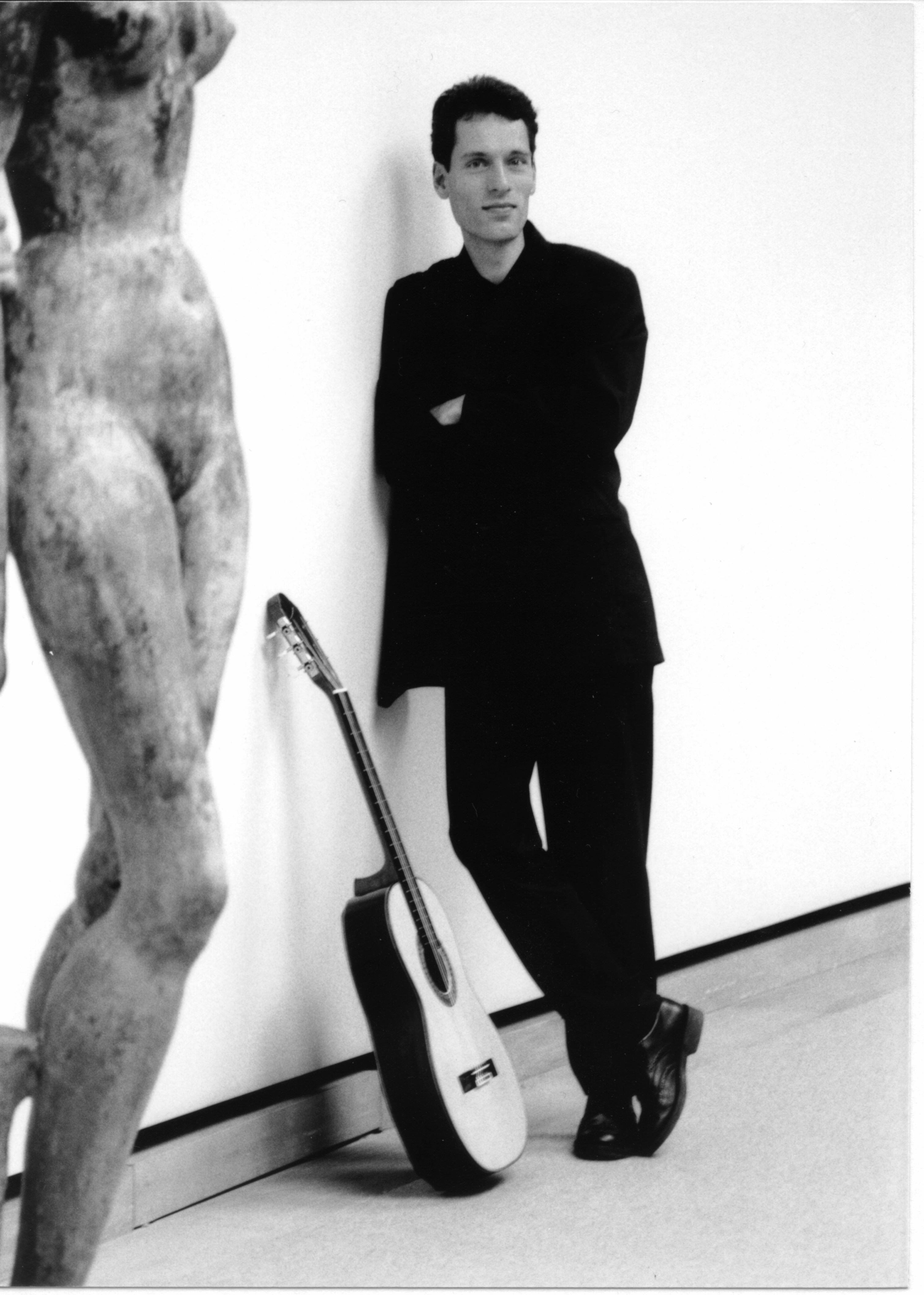 Andreas Ogger als junger Gitarrist