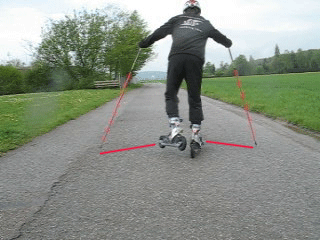 Skike Technik Tipps - Stockeinstich zu weit außen