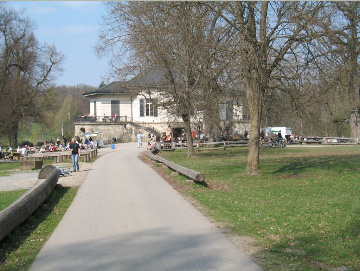 Skike Tour rund um Stuttgart - Pause am Bärenschlössle